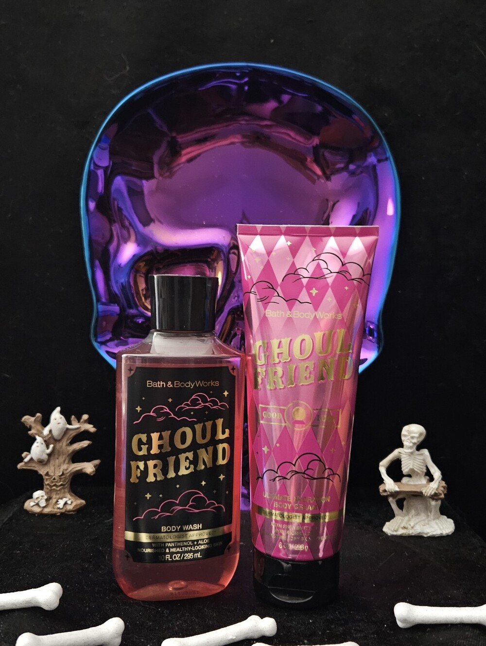 NWTBath & Body Works Ghoul Friend Body Care Set - Pink & Gold